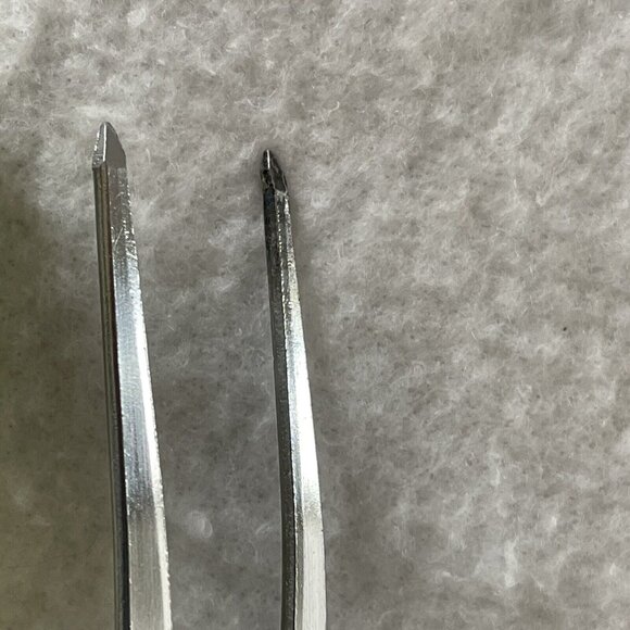 Ekco Meat Fork Utensil Carving USA Chrome Shaft Wood Handle 13" Kitchen Vintage - Picture 12 of 14